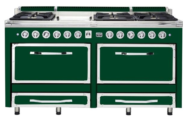 Viking® Tuscany 66" Ivy Pro Style Dual Fuel Range with 2 Induction-0