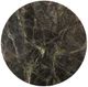 Dovetail Furniture Marston Green Marble Top with Antique Brass Base-1