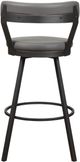 Homelegance® Appert Dark Gray/Gray Swivel Pub Height Chair-2