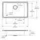 Elkay Lustertone® Classic Lustrous Satin Stainless Steel 31'' x 20'' x 6' Single Bowl Drop-In Classroom ADA Sink with Quick-Clip-1