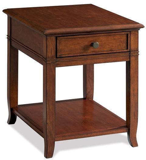Riverside Furniture Campbell Burnished Cherry Side Table-1