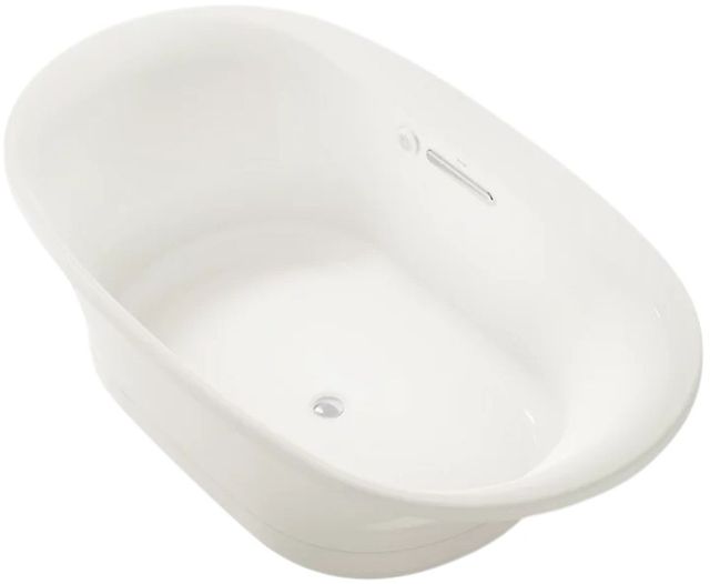 KOHLER® Underscore® Biscuit 71.5" x 41.5" Drop-in Heated BubbleMassage™-0