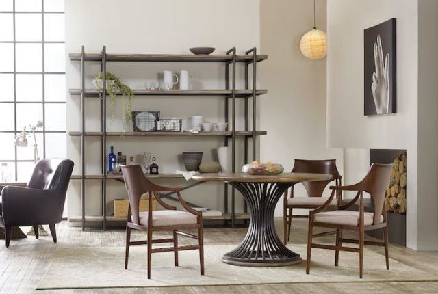 Hooker® Furniture Studio 7H Scandinavian Dining Table with Black Base-1