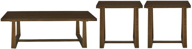 Signature Design by Ashley® Balintmore 3-Piece Brown/Gold Living Room Table Set-0