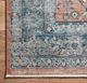Magnolia Home by Joanna Gaines Elise Coral Blue 3'x7' Rug Runner-1