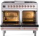 Ilve® Nostalgie II Series 40" Stainless Steel Pro Style Dual Fuel Range-1