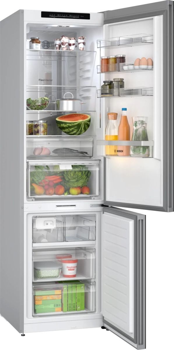 Bosch® 800 Series 24" 12.8 Cu. Ft. Black Glass Counter Depth Bottom Freezer Refrigerator-4