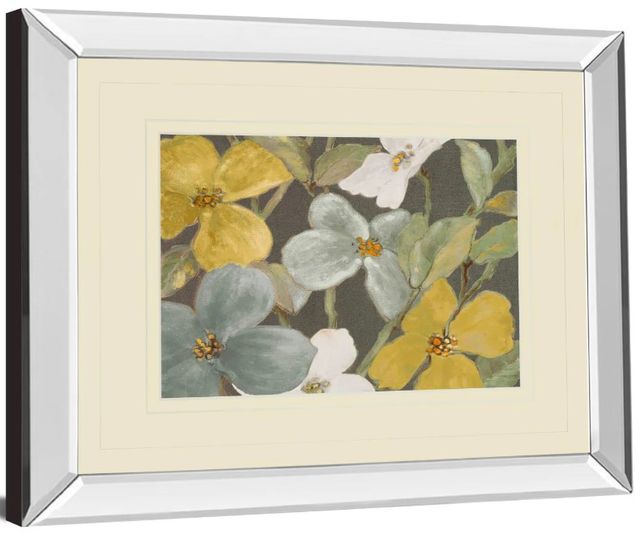 Classy Art Garden Party in Gray 2 by Lanie Loreth Mirror Framed Wall Art-1