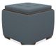 La-Z-Boy® Leo Denim Ottoman-1