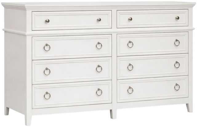 Magnussen Home® Juniper Hill Whisper White Double Drawer Dresser-0
