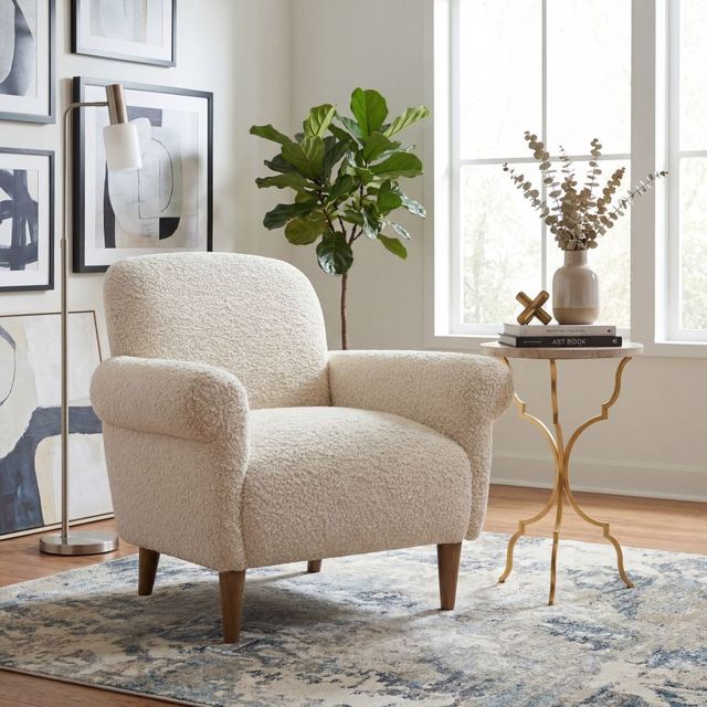 Hooker® Furniture Ready-Made Upholstery Leesa Angelina Linen Accent Chair-1