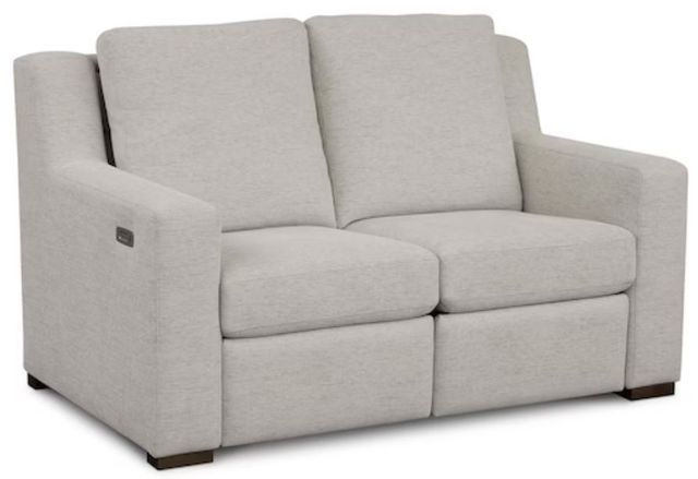 Bassett® Furniture Somers Oyster Reclining Loveseat-0