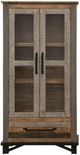 International Furniture Direct Loft Brown Brown/Gray Cabinet-2