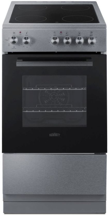 Summit® 20" Stainless Look Slide-In Electric Range-3