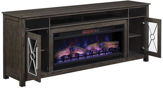 ClassicFlame® Heathrow Tifton Oak TV Stand-3