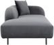 Moe's Home Collection Deleuze Anthracite Chaise-2