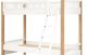 Legacy Kids Teen Margot Cloud White/Desert Oak Twin/Twin Youth Bunk Bed-1