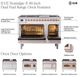 Ilve® Nostalgie II Series 48" Custom RAL Color Pro Style Dual Fuel Range-4