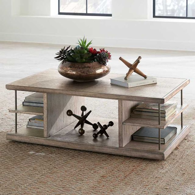 Liberty Furniture City Scape Burnished Beige Cocktail Table-1