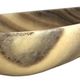A & B Home Ophilia Beige/Brown Hand-Carved Zebra Onyx Bowl-1