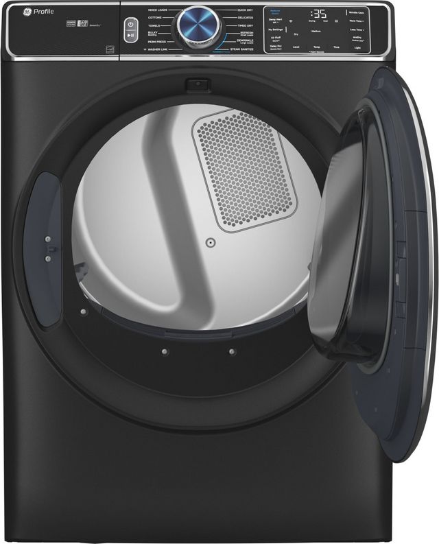 GE Profile™ 7.8 Cu. Ft. Carbon Graphite Front Load Electric Dryer-1