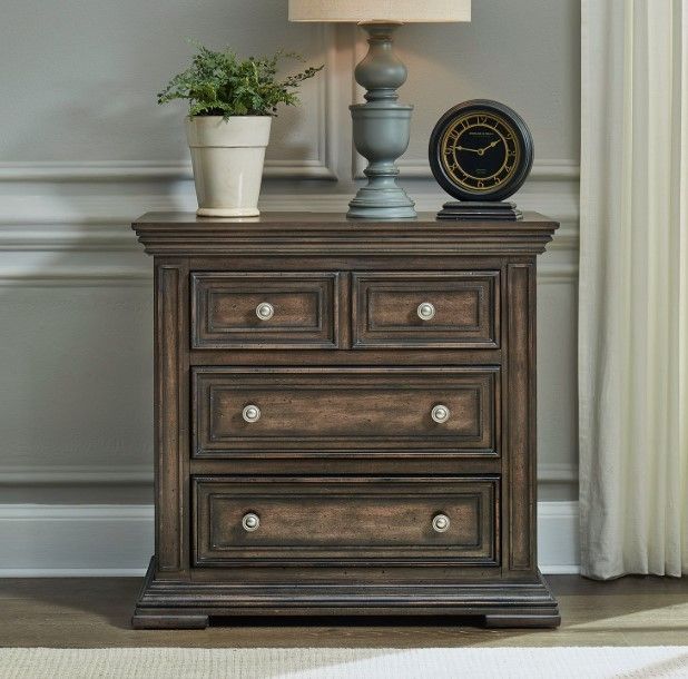 Liberty Furniture Big Valley Brownstone Bedside Chest-1