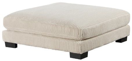 Mazin Furniture Traverse Beige Ottoman-0