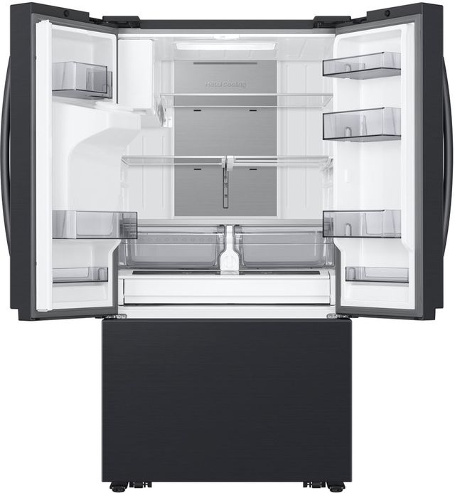 Samsung 36" 31 Cu. Ft. Fingerprint Resistant Matte Black Steel Fingerprint Resistant Freestanding French Door Refrigerator-1