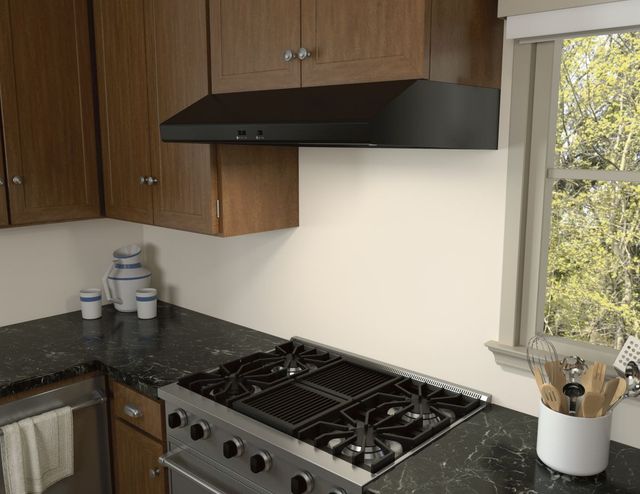 Zephyr Cyclone 30" Black Under Cabinet Range Hood-3
