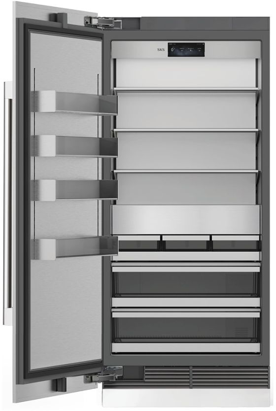 SKS 36" 21.6 Cu. Ft. Panel Ready Built-In Column Freezer-1