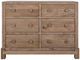International Furniture Direct Atenas Brown Dresser-3