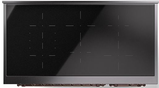 Ilve® Nostalgie II Series 48" Blue Grey Pro Style Induction Range-3