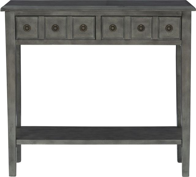 Powell® Sadie Grey Small Console-1