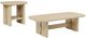 Coaster® Kailani 2-Piece Beige Oak Coffee and End Table Set-0