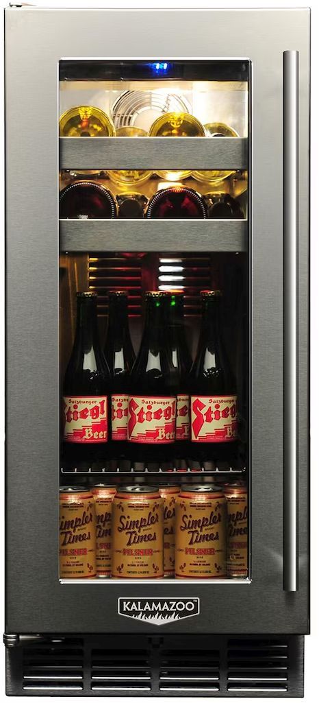 Kalamazoo™ Signature Series 2.8 Cu. Ft. Glass Outdoor Beverage Center