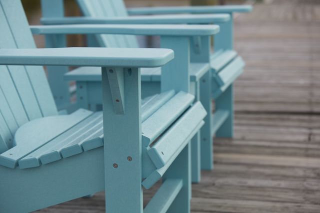 C.R. Plastic Generation Line Aqua Upright Adirondack-2
