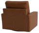 Bassett® Furniture Customizable Benchmade Premier Leather Large Track Arm Swivel Chair-3