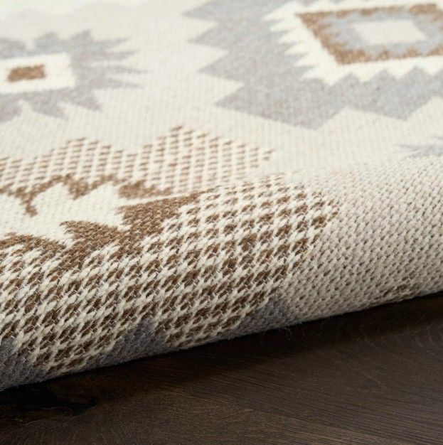 Nourison Home™ Copenhagen Ivory Beige 5'x7' Area Rug-4