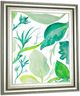 Classy Living Kat Papa Green Water Leaves Il 22" Wall Art-3