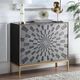 ACME Furniture Quilla Black/Gray Console Cabinet-1