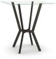 Amisco Customizable Norcross 42" Square Glass Top Bar Table-0