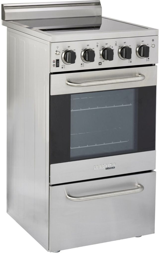 Unique® Appliances Prestige 20" Stainless Steel Freestanding Electric Range-3
