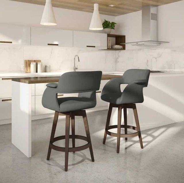 Amisco Customizable Joshua Swivel Bar Stool-2