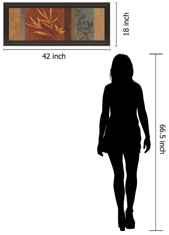 Classy Art Leaf Silhouette I By Jordan Grey Wall Art-3