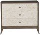 Vanguard® Furniture Vanguard McKinney Bone Chevron/Flaxen Stone Nightstand-1