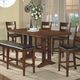 Winners Only® Brown Tall Counter Dining Table-1