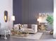 A & B Home Gold/White 15" Table Lamp-5