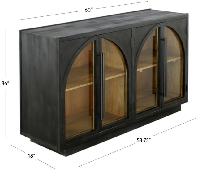 Coast2Coast Home™ Nyland Black Credenza-2