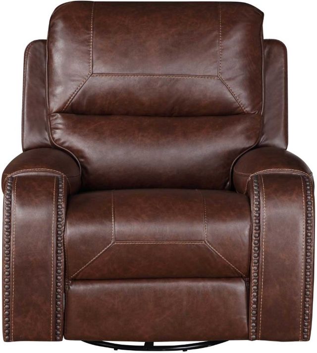 Steve Silver Co. Keily Brown Manual Swivel Glider Recliner-4