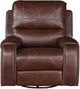 Steve Silver Co. Keily Brown Manual Swivel Glider Recliner-4